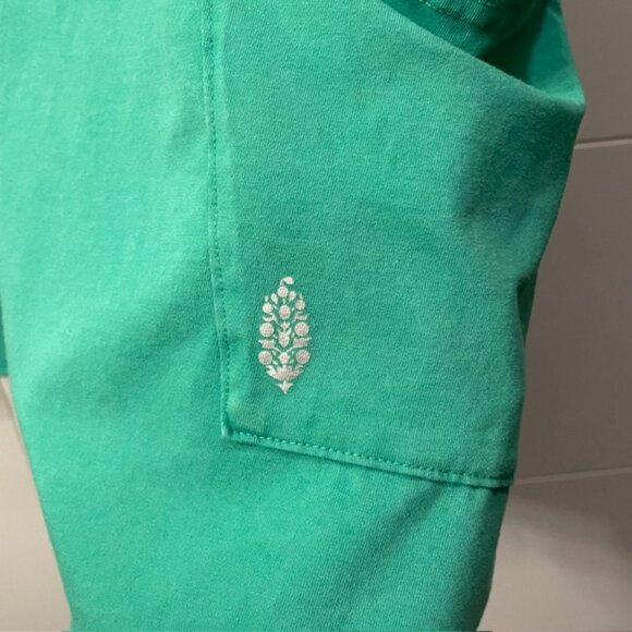 Free People Hot Shot Tee Romper Green Size XS - Picture 9 of 16